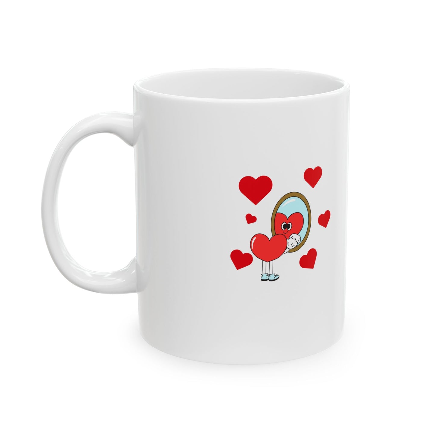 Ceramic Mug - Heart Love Yourself