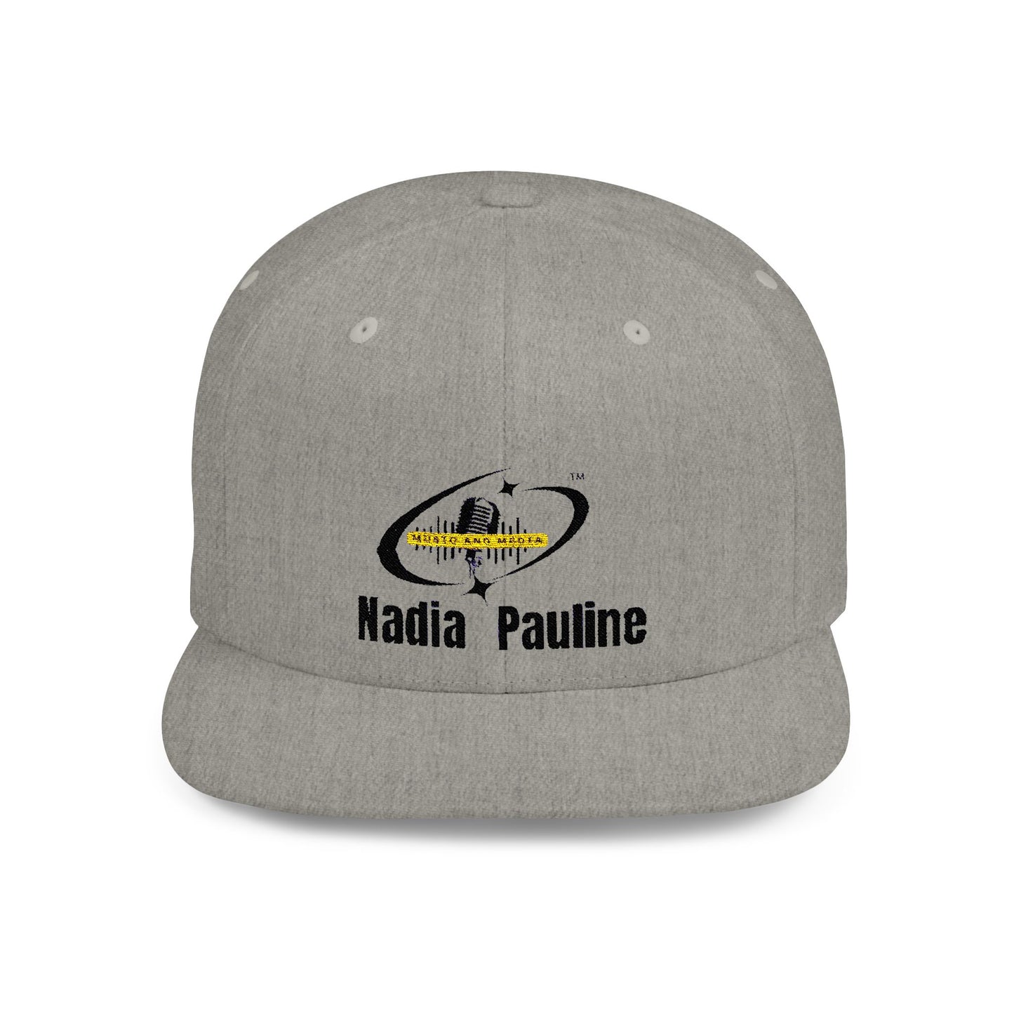 Custom Flat Bill Snapback Hat - Nadia Pauline Design