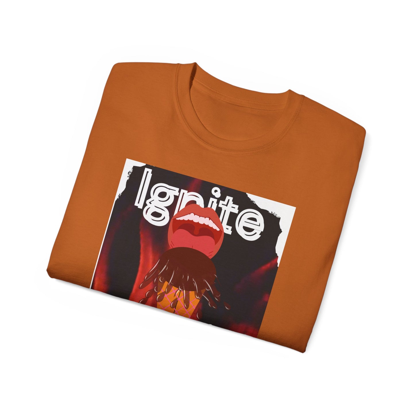 Ignite My Fire Unisex Ultra Cotton Tee - Motivational Graphic T-Shirt