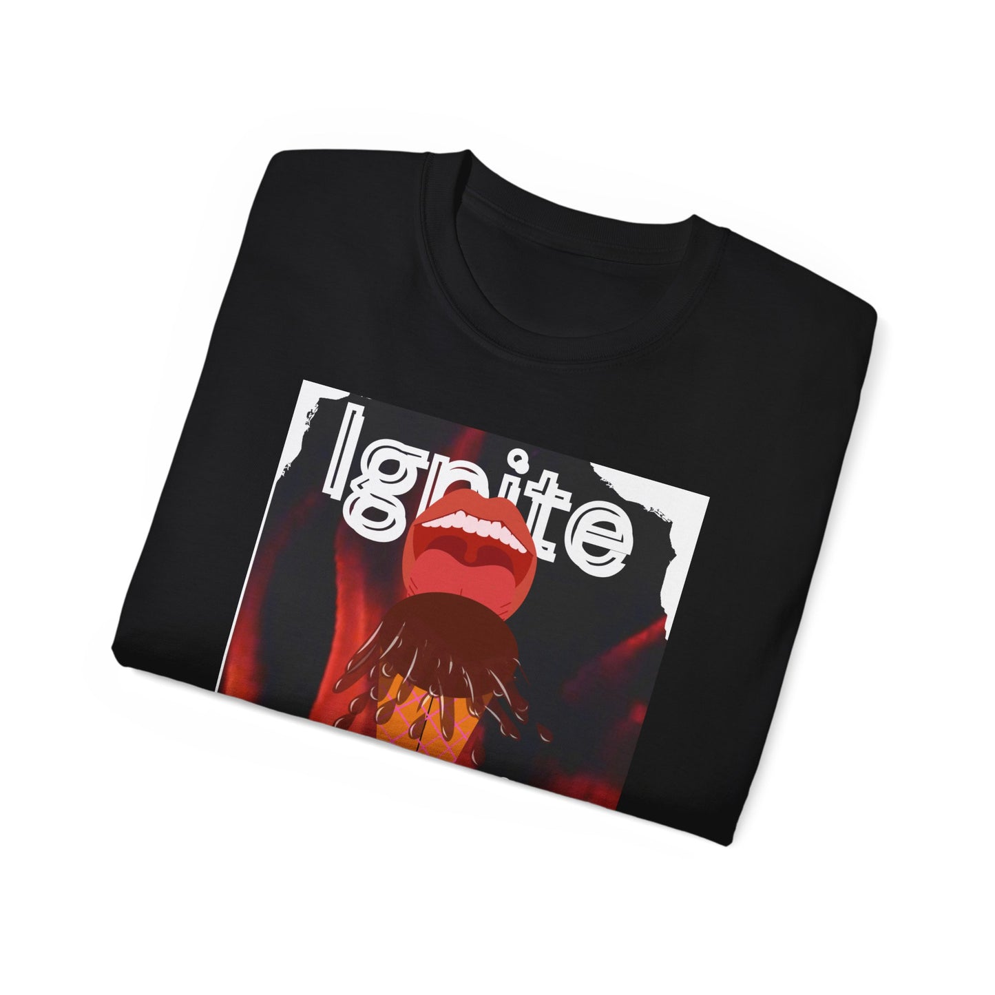 Ignite My Fire Unisex Ultra Cotton Tee - Motivational Graphic T-Shirt