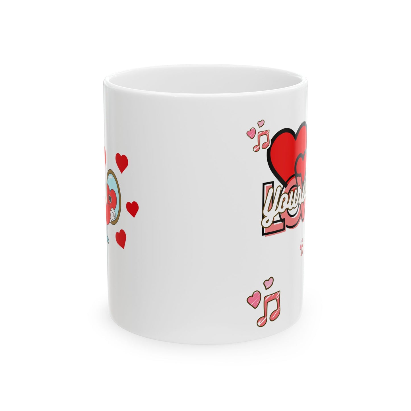 Ceramic Mug - Heart Love Yourself